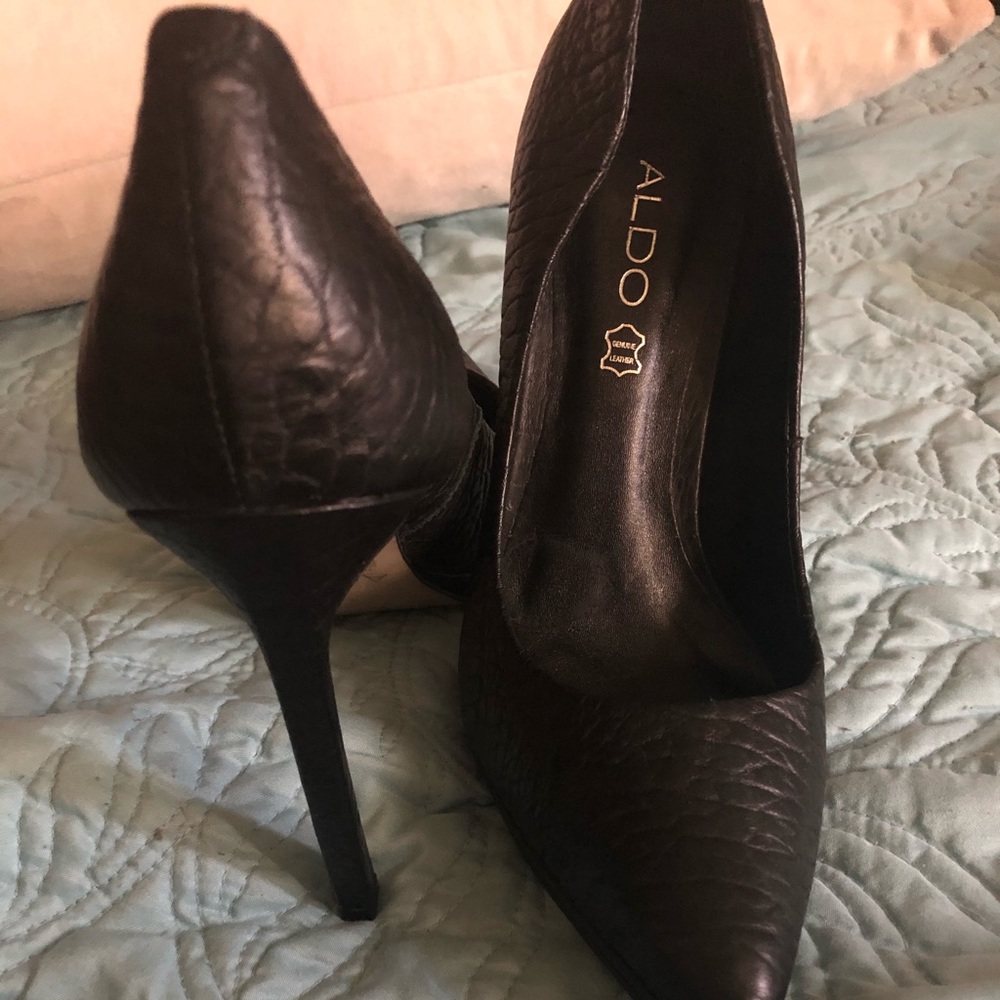 Aldo Pebble Leather Stilettos